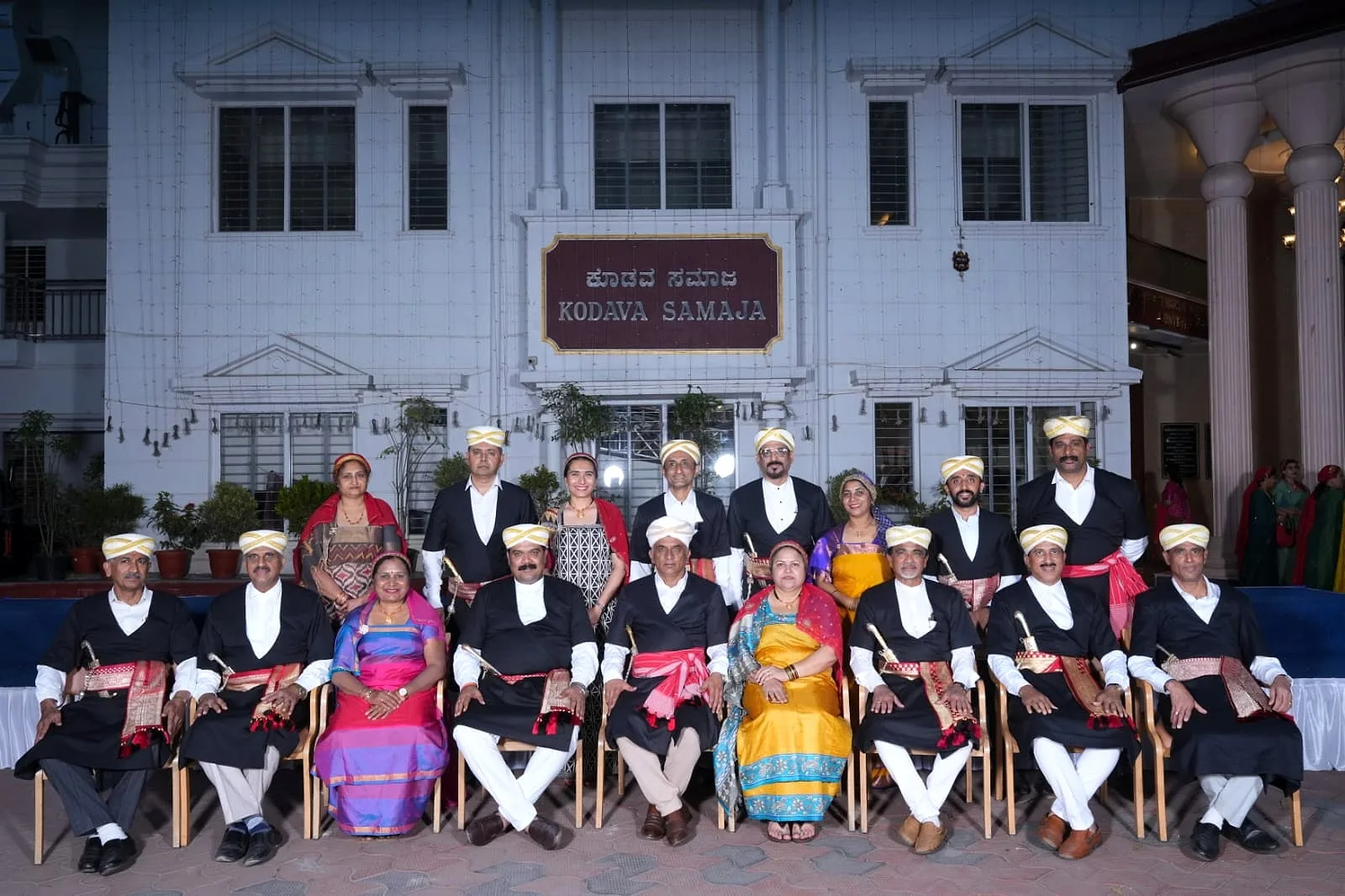 Members of the Kodava Samaja Legal Committee, photographed together at the Samaja